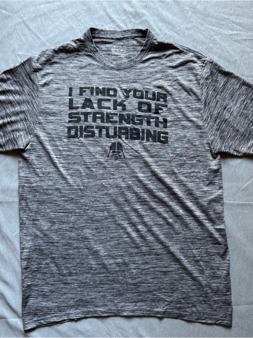 Star Wars Gray Graphic Men’s T‑Shirt — Darth Vader